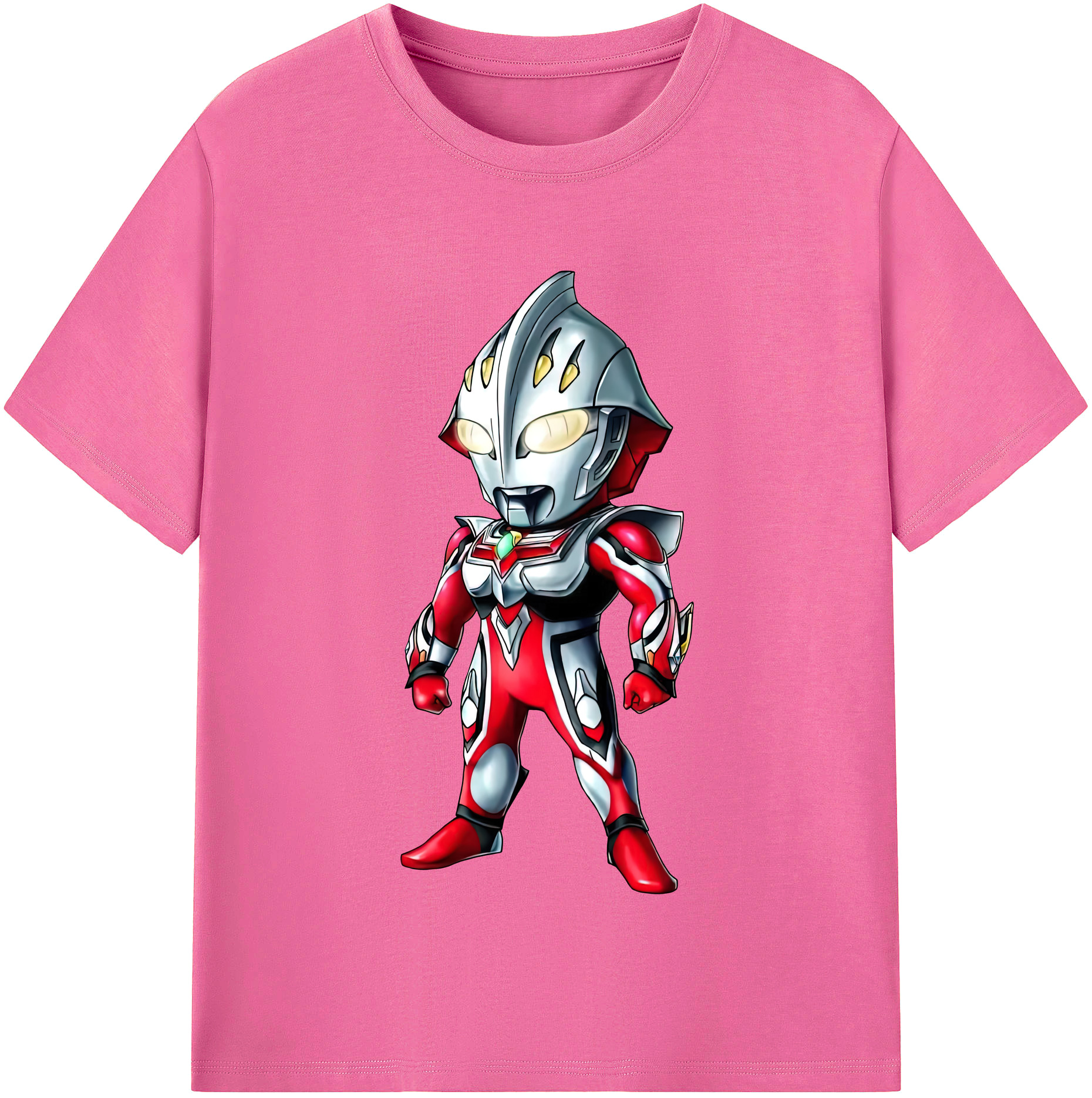（画像用） ウルトラマン Ultraman レディースカジュアルプリントTシャツ（綿100％）
